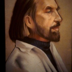 Portrait de Cadiou - huile sur toile