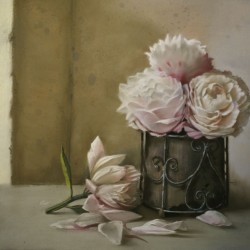 Pivoines - Pastel - Daniel Solnon