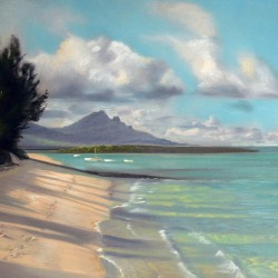 Plage à Maurice près de Mahébourg