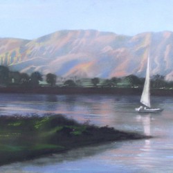 Le Nil - pastel - Daniel Solnon