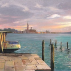 Quai Esclavons - Pastel - Daniel Solnon