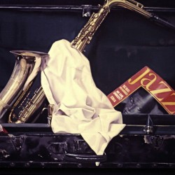 Jazz - huile sur toile