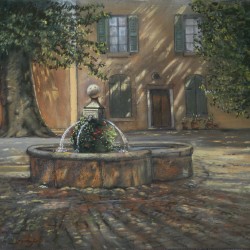 La fontaine de Villeneuvette
