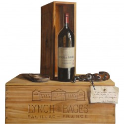 Lynch Bages - huile sur bois, 56 x 50 cm
