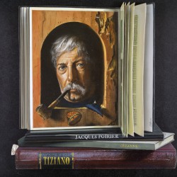 Hommage à Jacques Poirier - huile sur bois